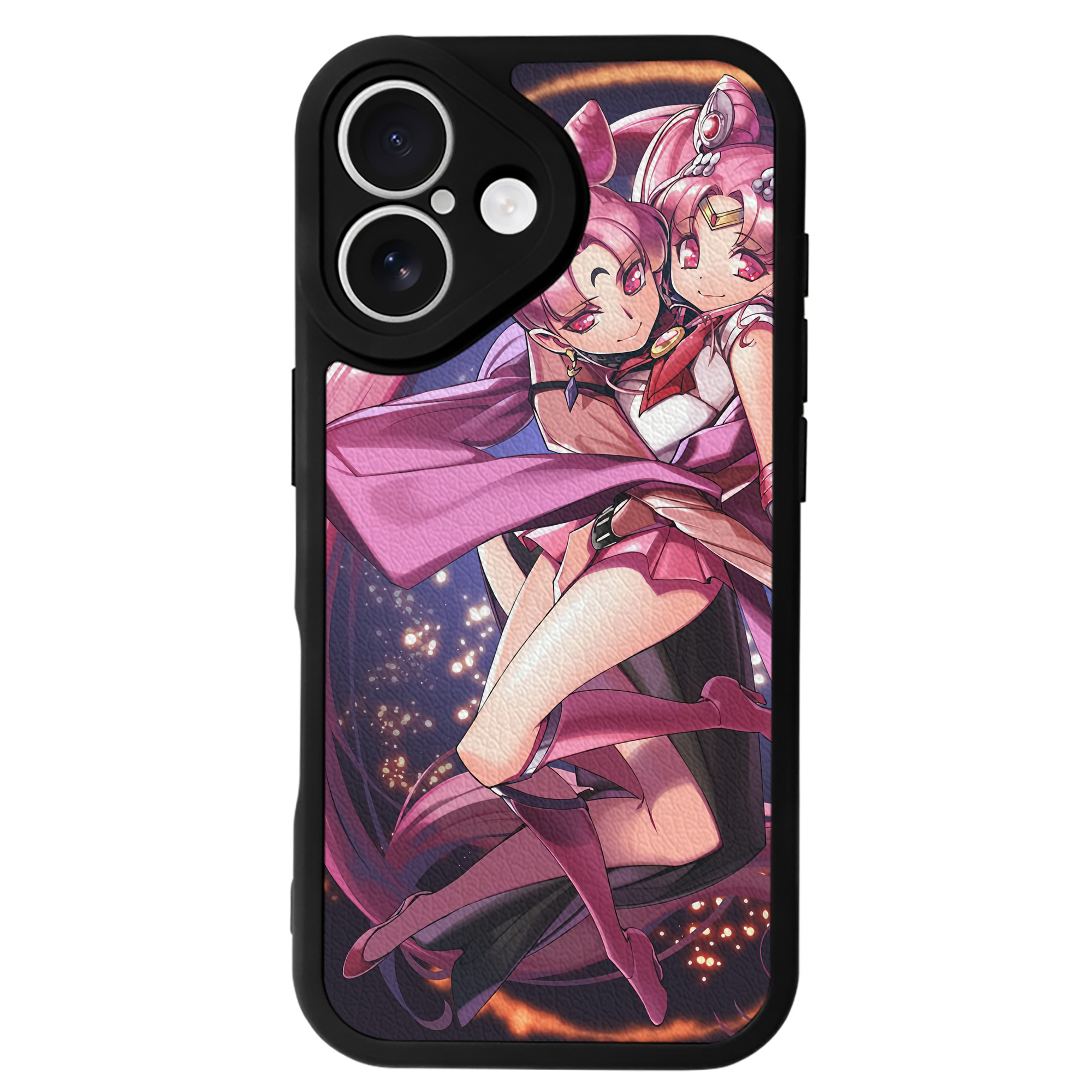 （画像用） 美少女戦士セーラームーン Sailor Moon 【iPhone 16シリーズ対応】シリコンスマホケース（レザー調） 材質：シリコン